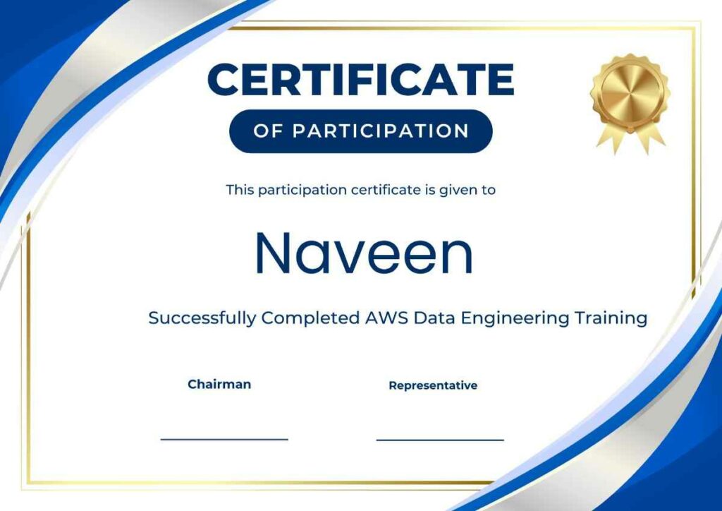 AWS Data Engineering Training Online Certifications Naveen